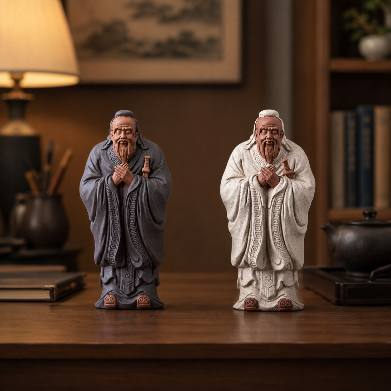 Confucius Statue – Wise Scholar Decor for Home & Office