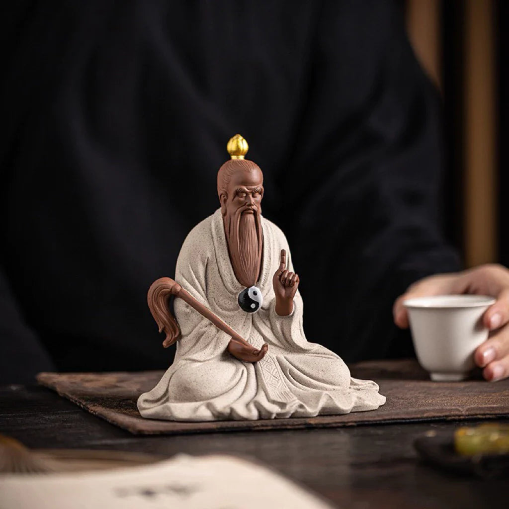 Taishang Laojun Artificial Stone Feng Shui Statue