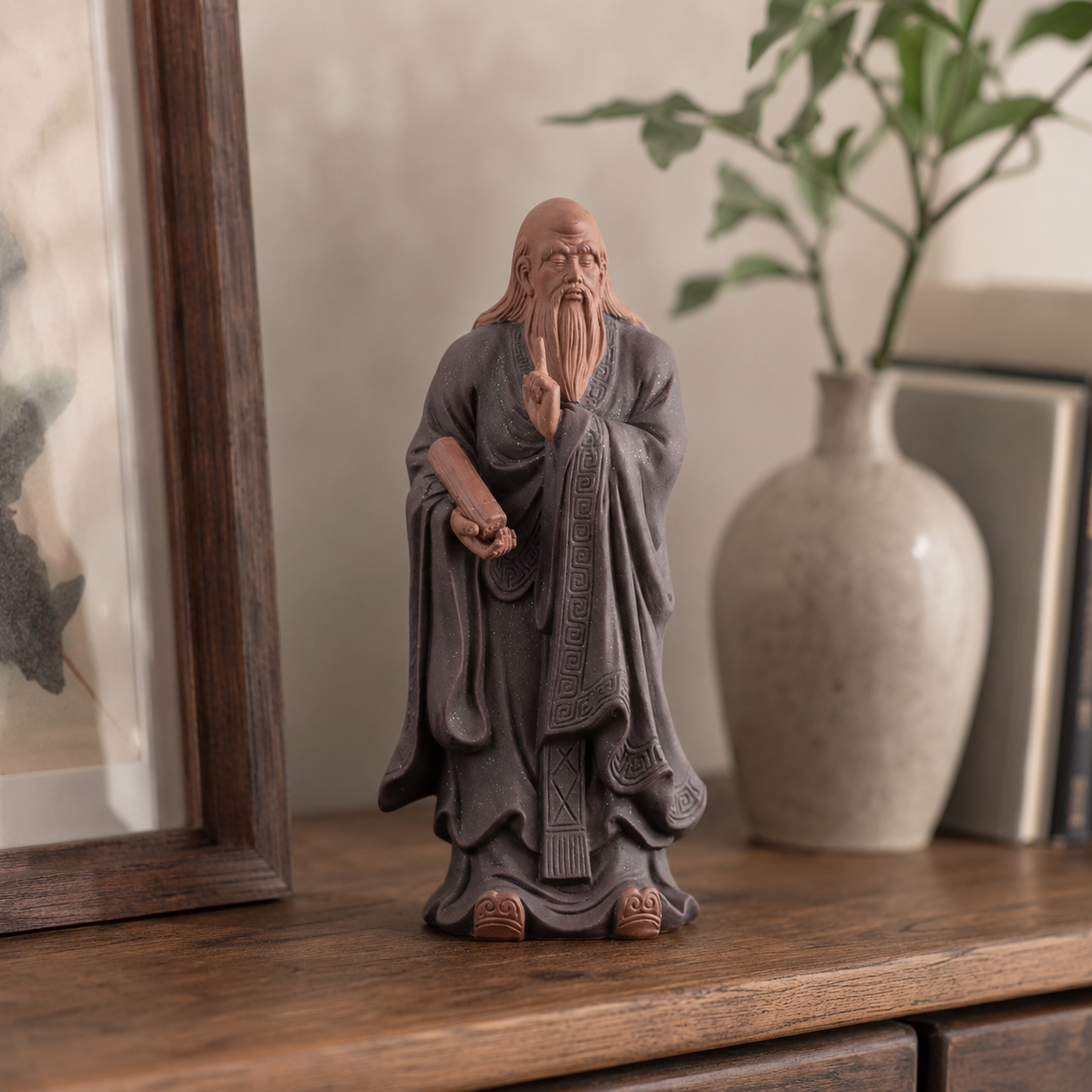 Laozi Desk Decor Statue
