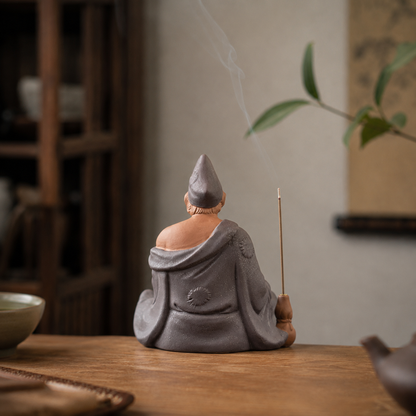 Jigong Incense Holder Statue