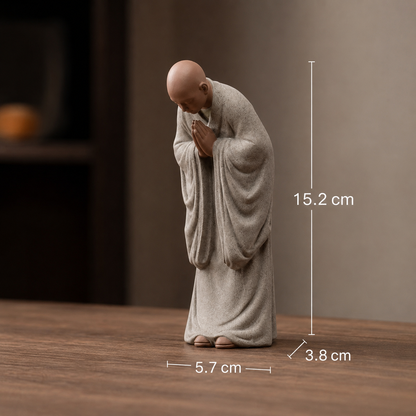 Zen Monk Prayer Statue