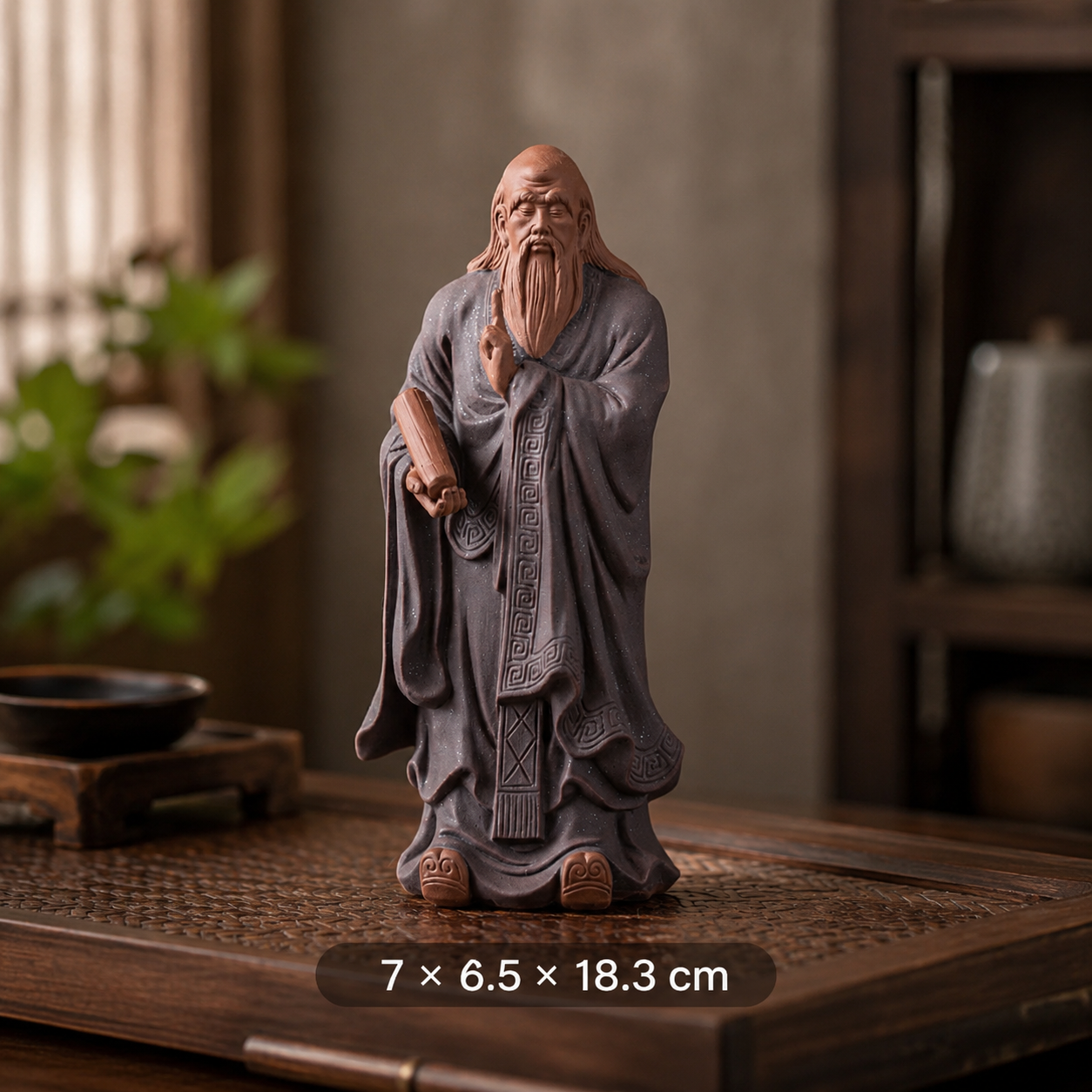 Laozi Desk Decor Statue