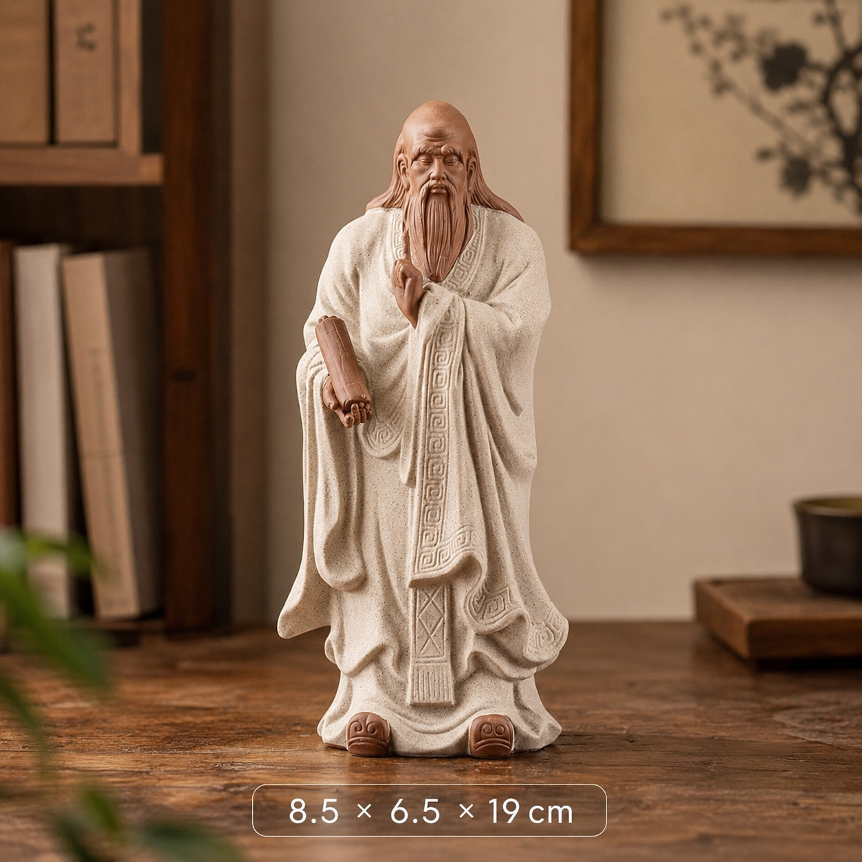 Laozi Desk Decor Statue