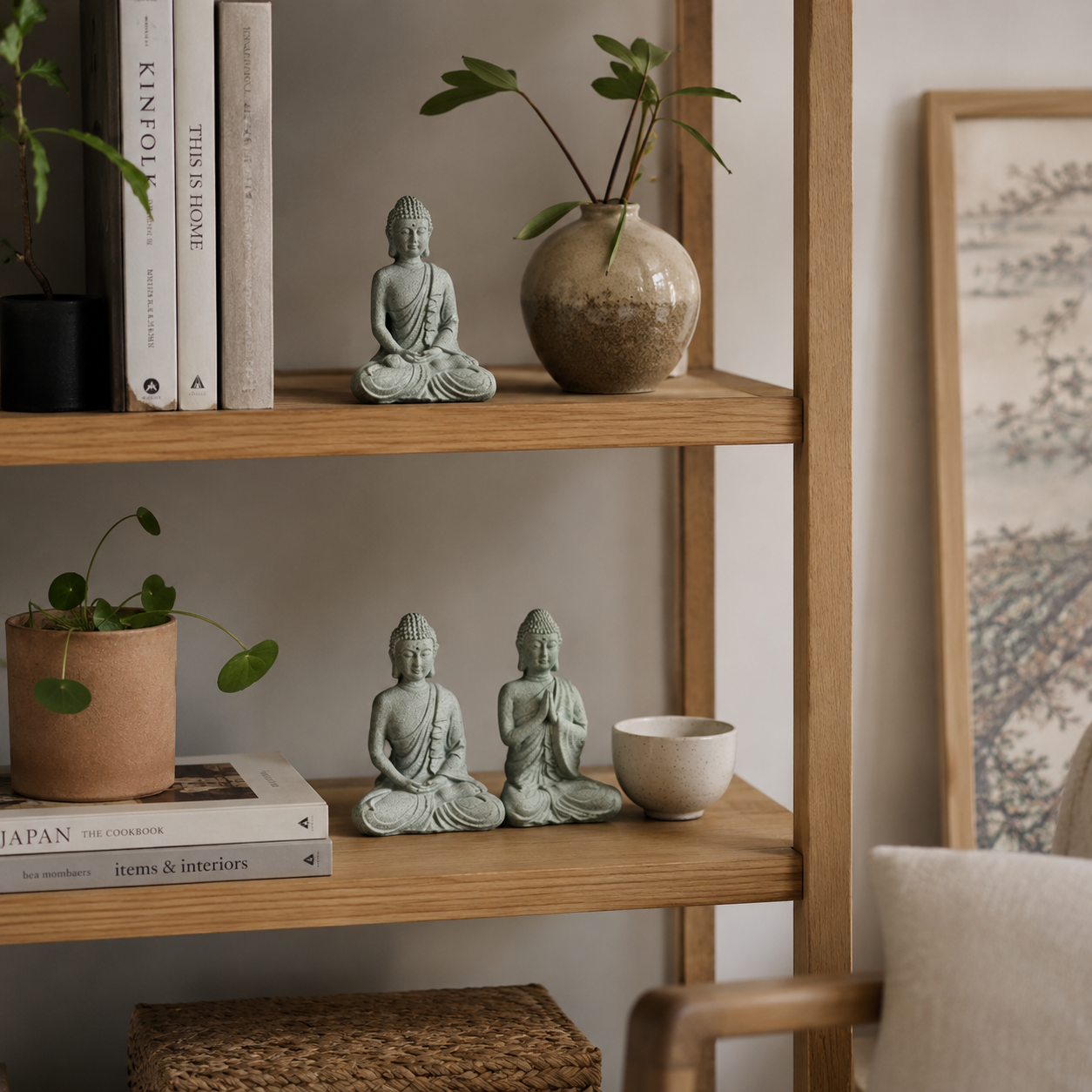 Mini Buddha Statue Set