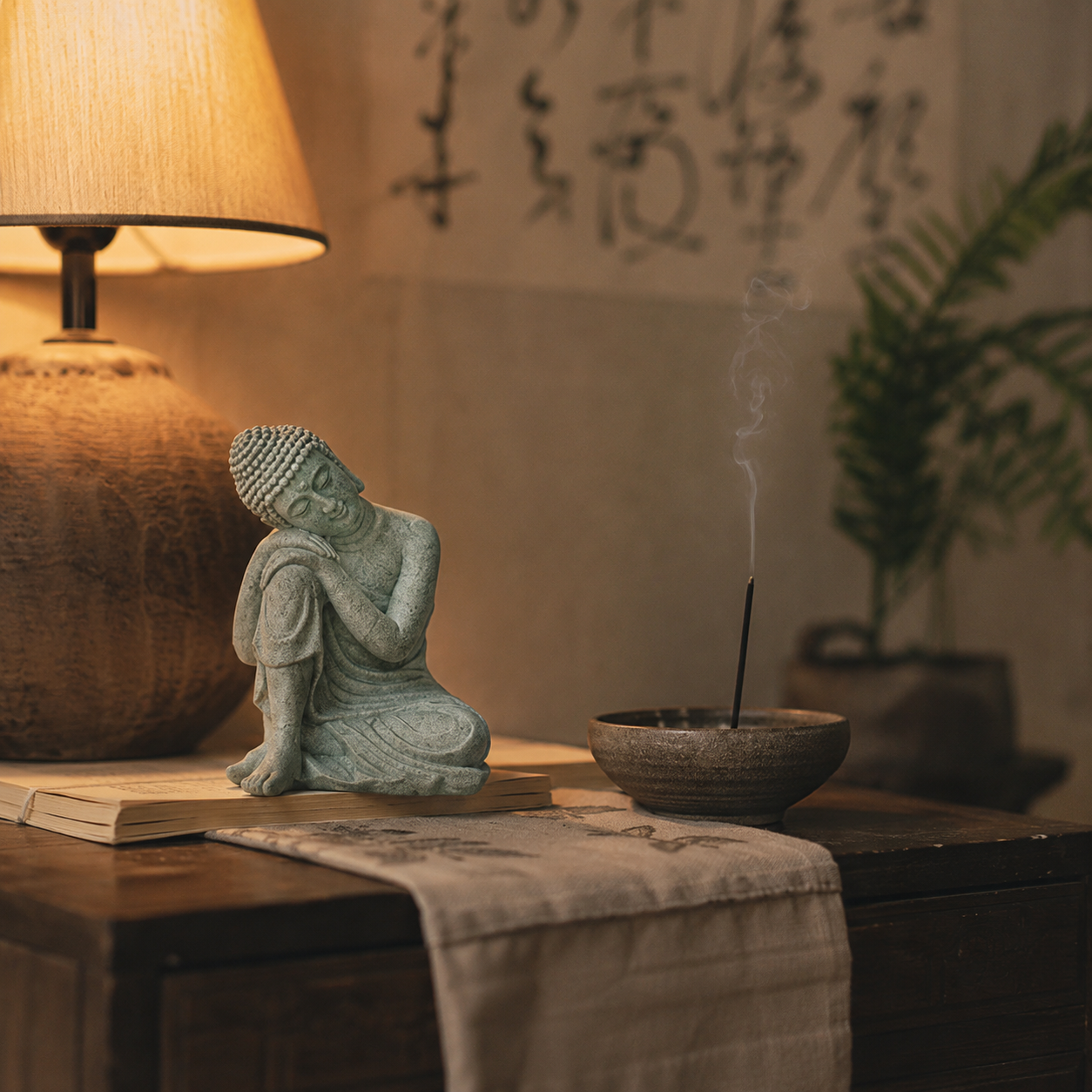 Mini Buddha Statue Set