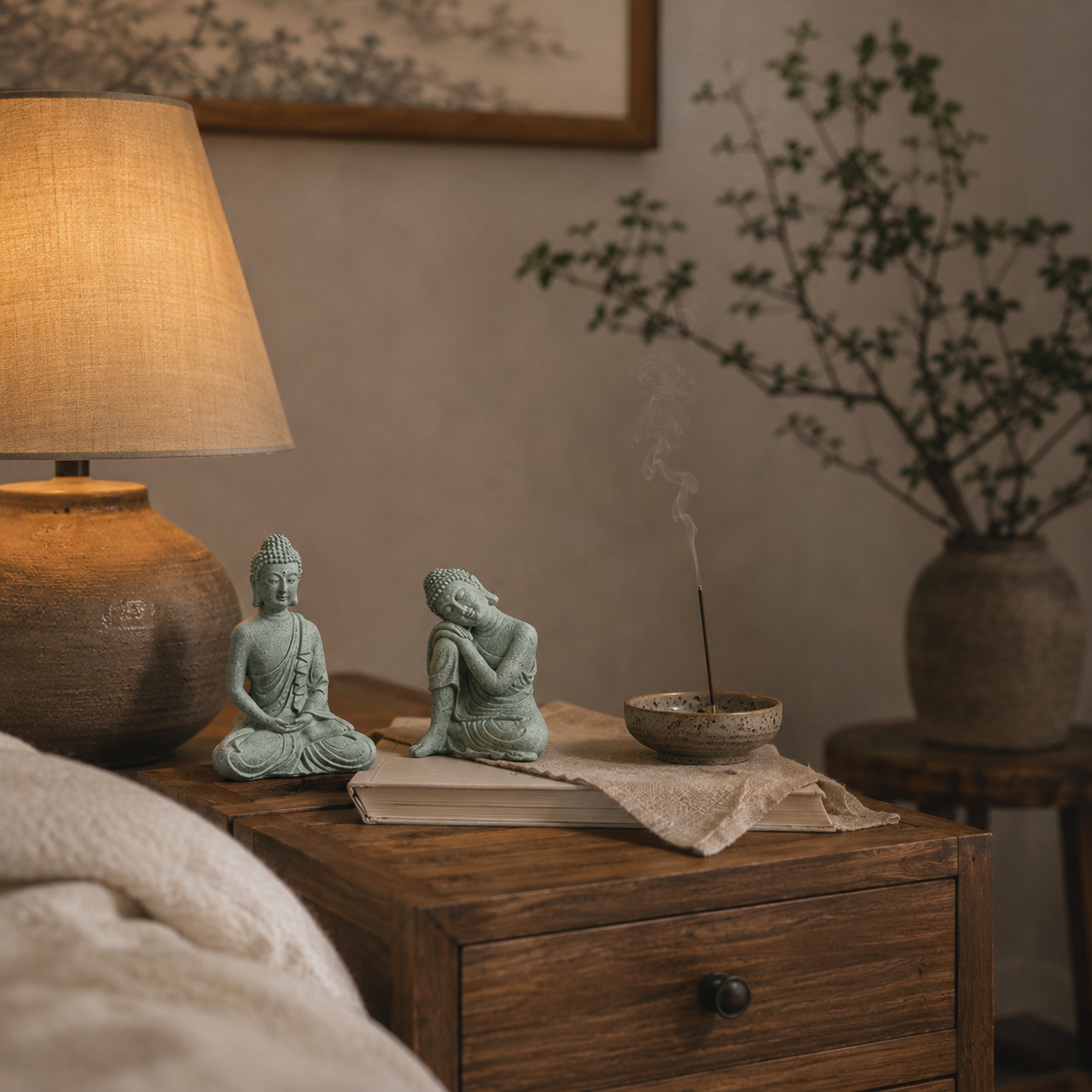 Mini Buddha Statue Set