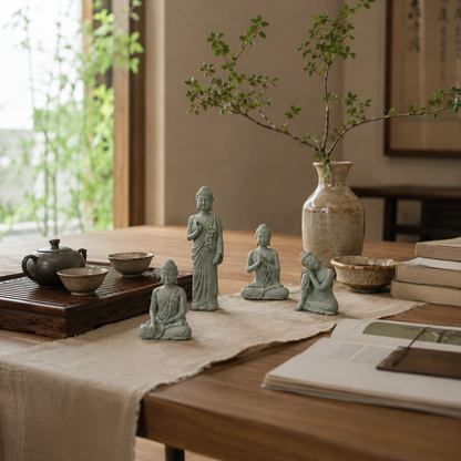 Mini Buddha Statue Set