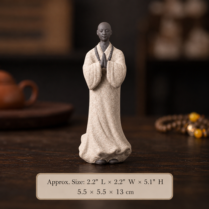 Standing Monk Statue – Peaceful Zen Decor for Home & Office
