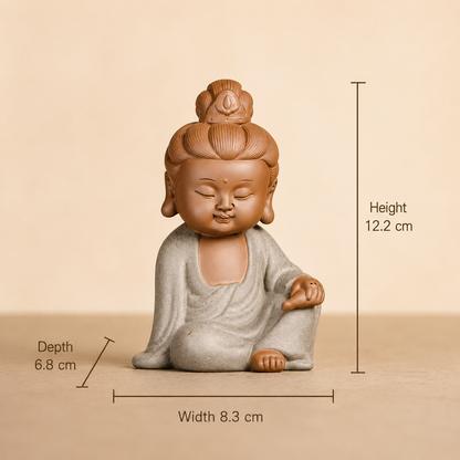 Mini Meditation Buddha Statue Set – Zen Decor