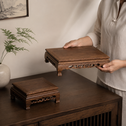 Wooden Display Stands for Statues and Home Decor