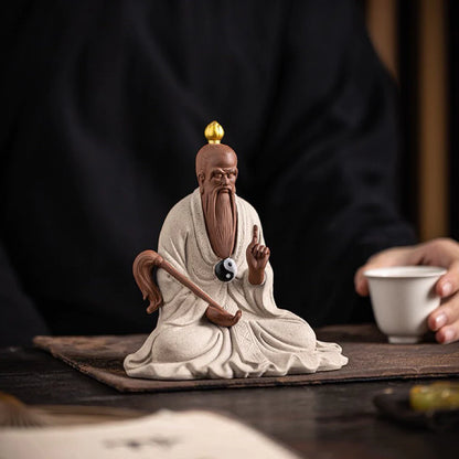 Taishang Laojun Artificial Stone Feng Shui Statue