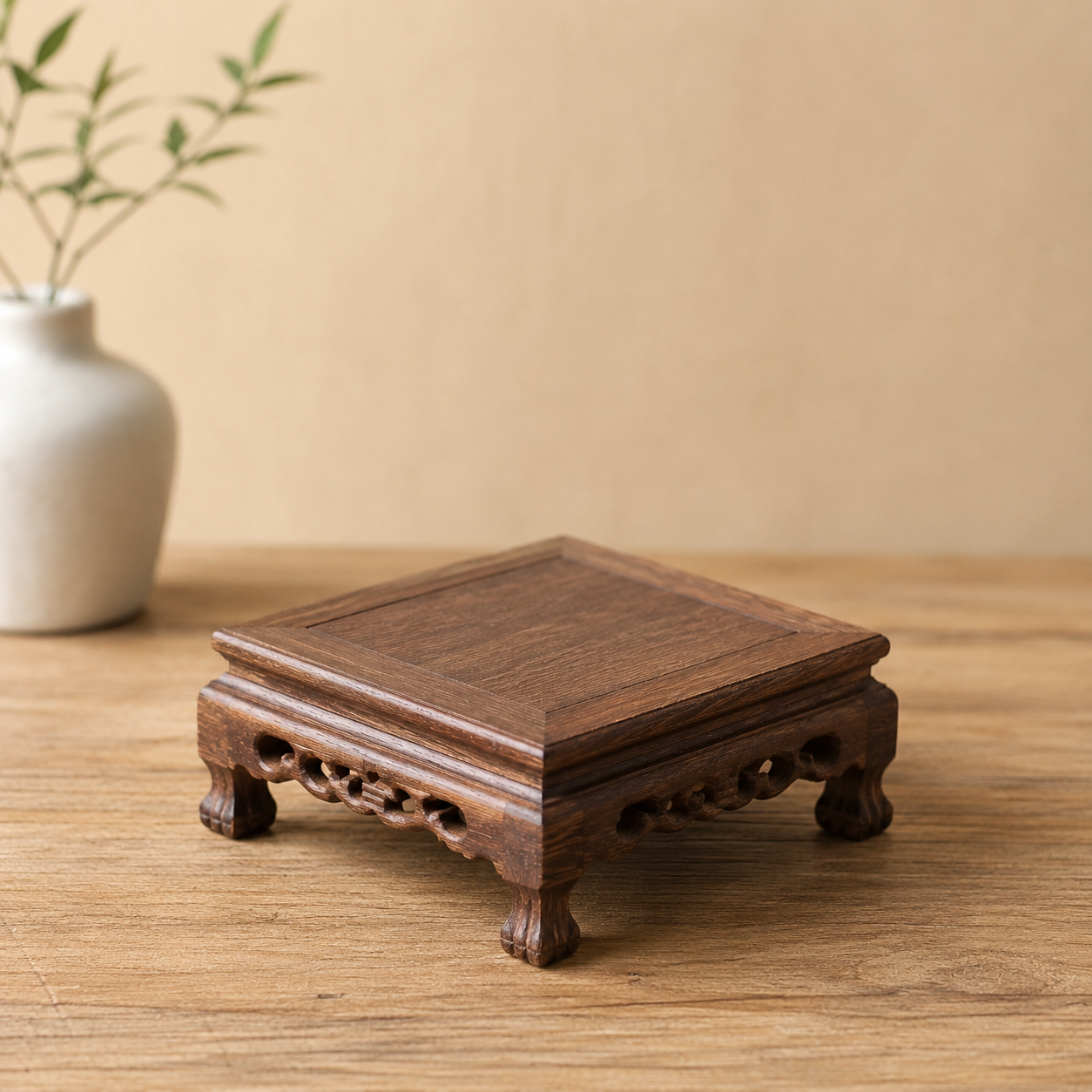 Wooden Display Stands for Statues and Home Decor